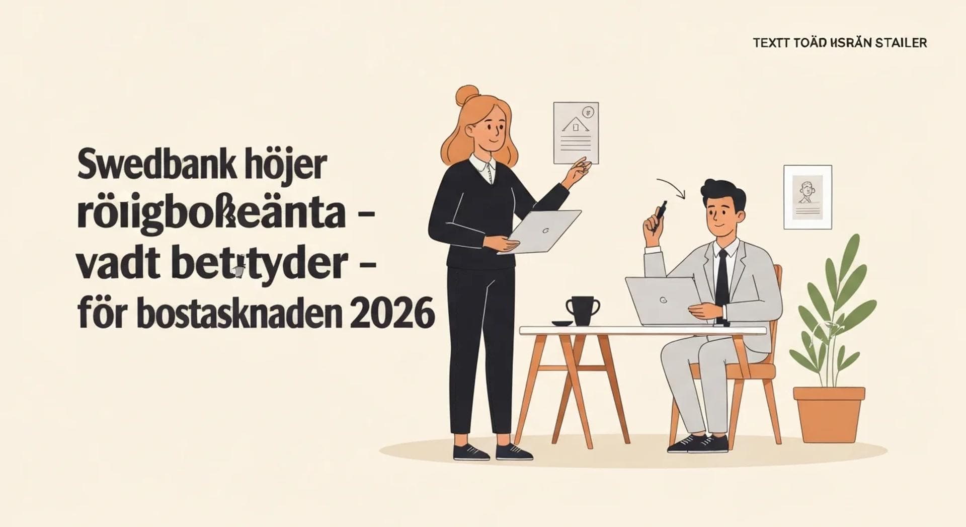 Swedbank höjer rörlig bolåneränta – vad det betyder för bostadsmarknaden 2026